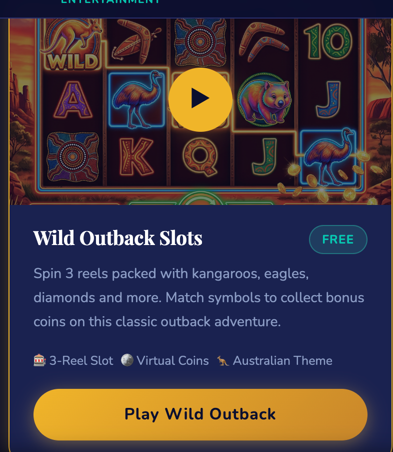 Wild Outback Slots game preview